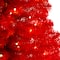 3ft. Pre-Lit Red Artificial Christmas Tree, Warm White LED Lights